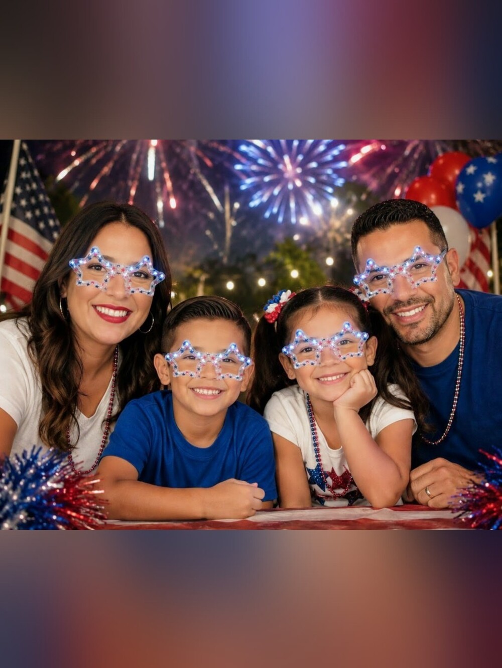 4th Of July Patriotic Light-up Glasses 🇺🇸